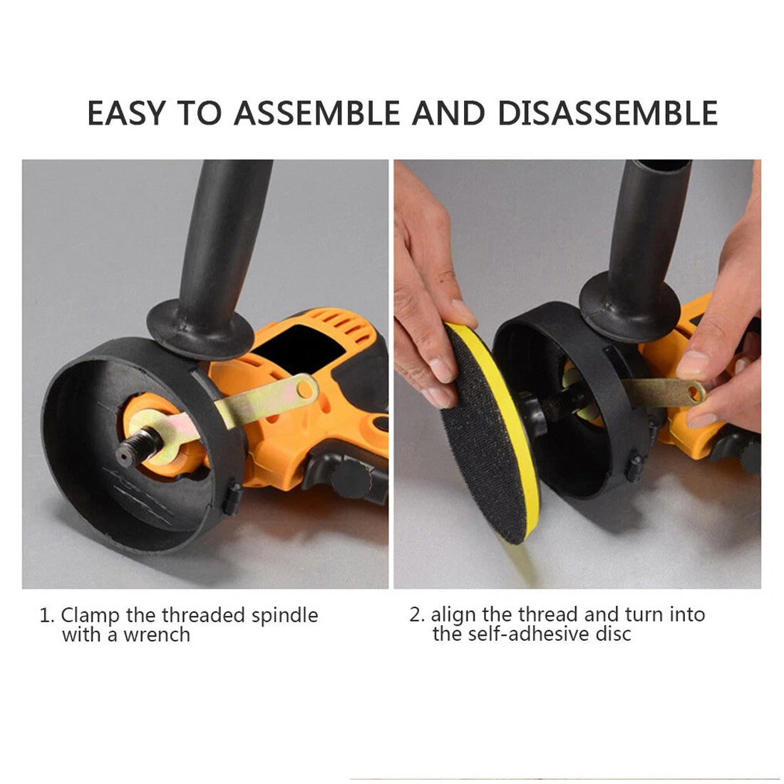 31-Piece Electric Car Polisher Kit – Buffer, Sander & Polishing Sponges