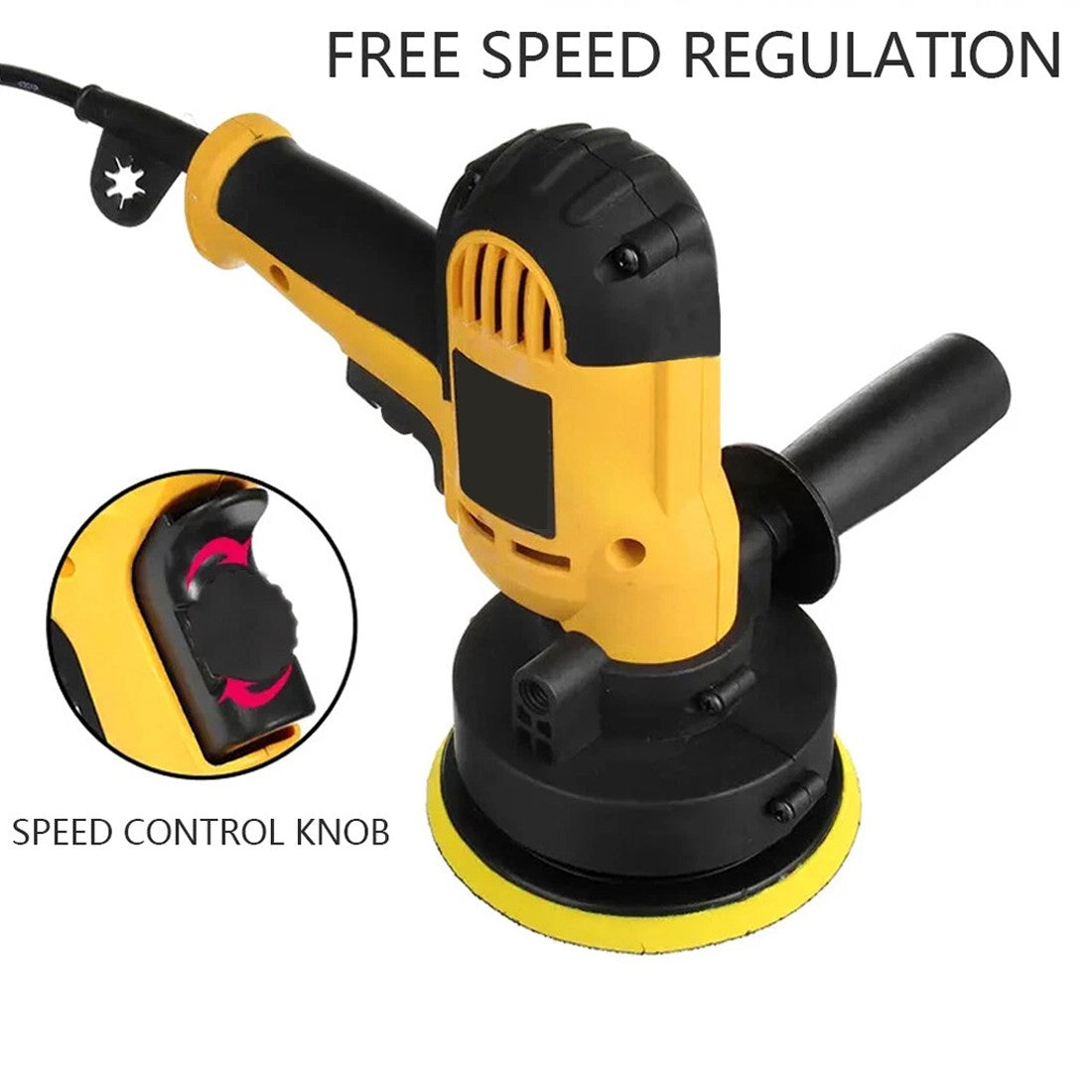 31-Piece Electric Car Polisher Kit – Buffer, Sander & Polishing Sponges