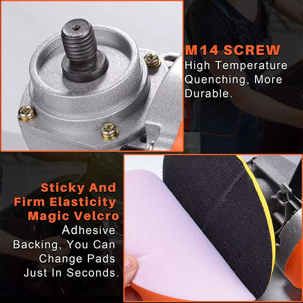 2000W Electric Car Polisher & Sander Machine – Buffer Pad Sponge Polishing Waxer Kit