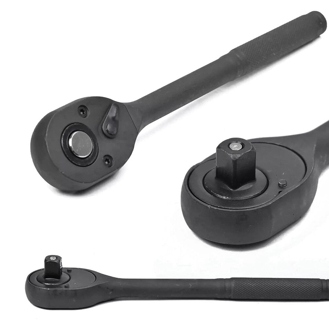 Heavy Duty 1/2” Ratchet Wrench Socket Set – 8–32mm Metric with Extension Bar & Metal Case