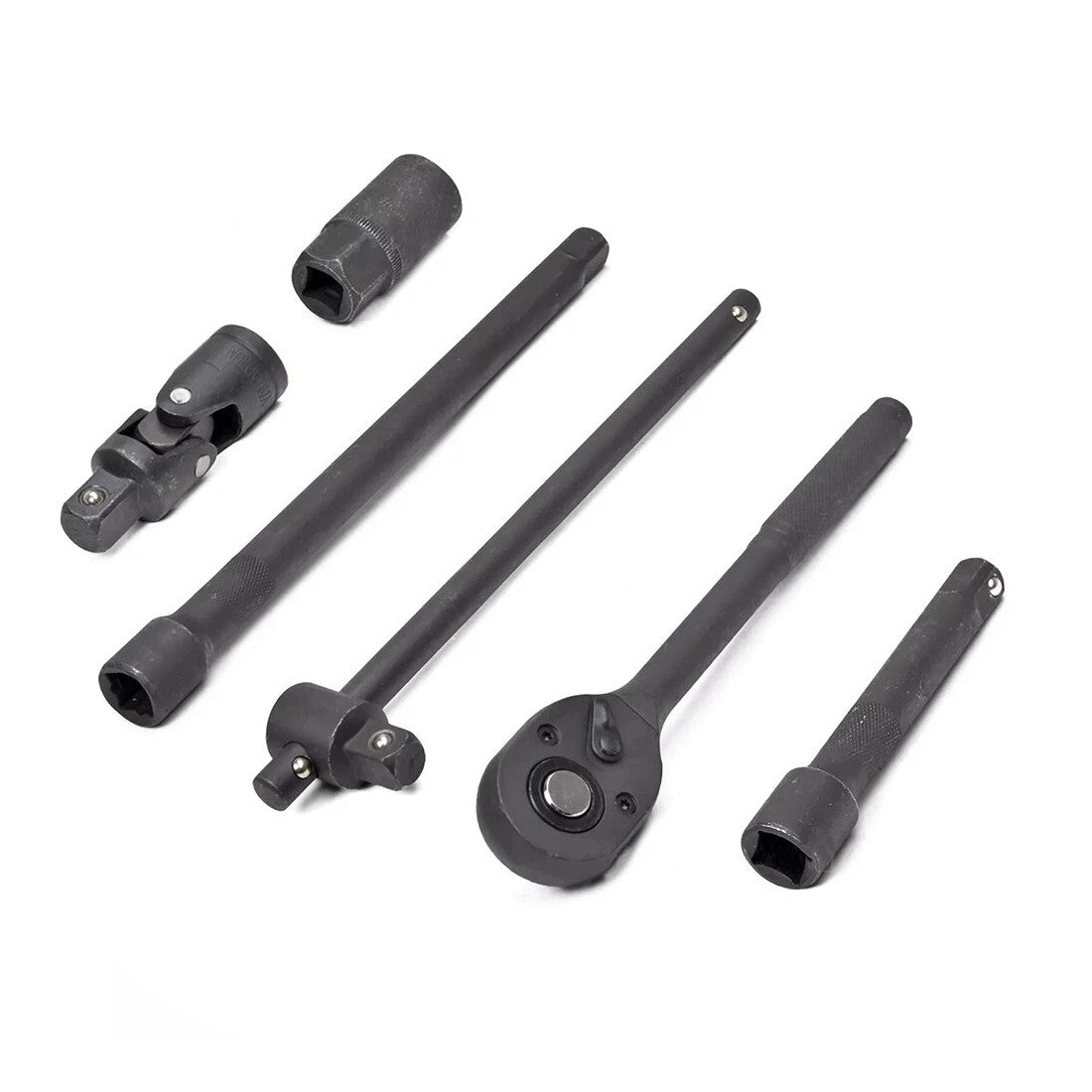 Heavy Duty 1/2” Ratchet Wrench Socket Set – 8–32mm Metric with Extension Bar & Metal Case